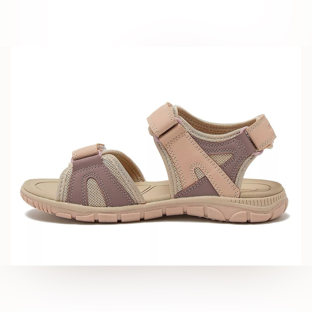 Lands' End Tan and Pink Sport Sandals - Picture 3 of 4